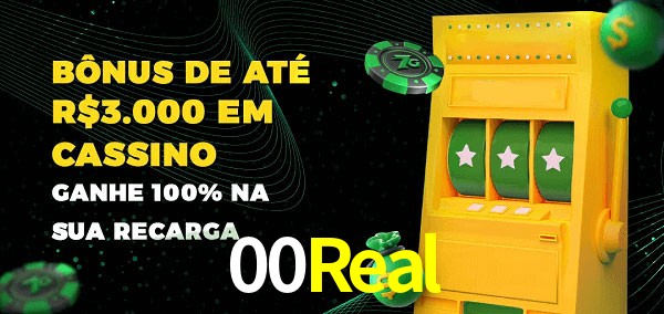 00Real melhor bônus de depósito
